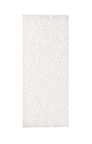 Cam köpük pomza, beyaz, ekstra kaba, yakl. 9,5 x 4 x 2 cm, blister kart üzerinde