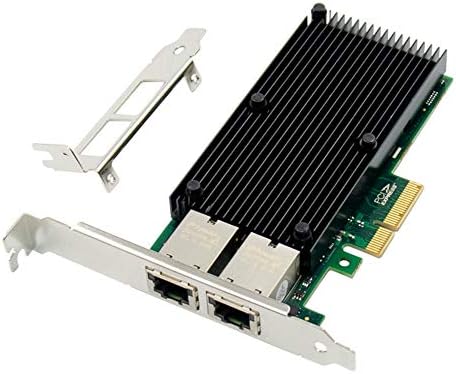 MEO PCIe X4 Çift 10GbE RJ45 Sunucu NIC Ağ Kartı PCIe 10 Gigabit Ethernet Sunucu Ağ Kartı X550 yonga seti 10G LAN 10000 M