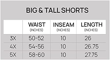 Gerçek Essentials erkek Büyük ve Uzun Boylu 3-Pack Kuru Fit & Mesh Aktif Atletik Perfomance Şort (3X-5X)
