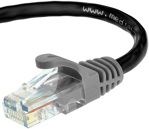 Mediabridge ™ Ethernet Kablosu (25 Feet) - Cat6 / Cat5e / Cat5 Standartlarını, 550MHz, 10gbps'yi Destekler-RJ45 Bilgisayar Ağ