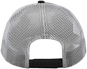 Miller High Life Temel Bira Snap Back Kamyon Şoförü Şapkası-Resmi Lisanslı Dikişli Logo Örgü Arka Şapka Siyah / Beyaz