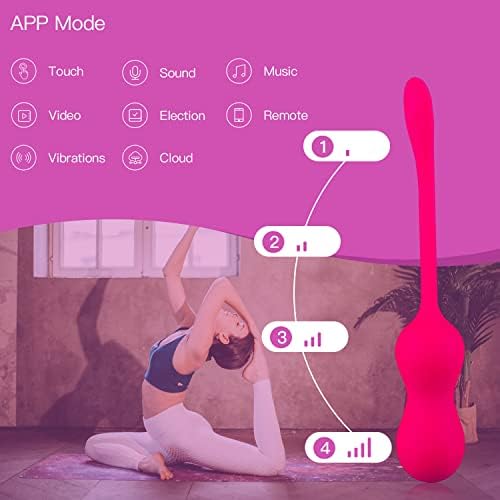 App ile Kadınlar için FOLOVE Kegel Topları, Müzik Senkronizasyonu Pelvik Taban Sıkın ve Mesane Kontrolü için Kegel Egzersiz Ürünü