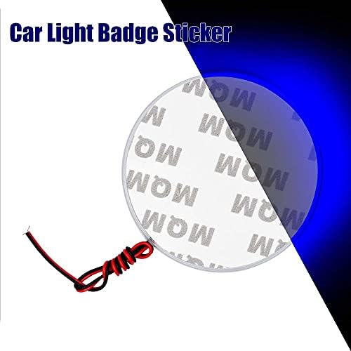 LED Araba 4D ön ızgara Logo rozet amblem ışık lambası BMW Serisi 82mm 12 V 12 V Araba LED Mavi Amblem Backgound ışık lambası