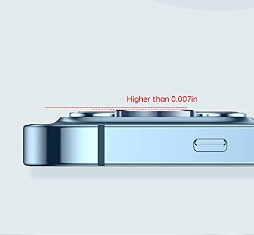 Kamera Lens Koruyucu Uyar iPhone 11 Pro/iPhone 11 Pro Max/iPhone 12 Pro, [Anti-Scratch] Premium Temperli Cam Filmi Alüminyum