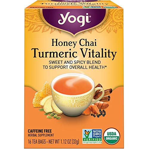 Yogi Çayı-Honey Chai Zerdeçal Canlılığı (4 Paket) - Genel Sağlığı Destekler-64 Çay Poşeti