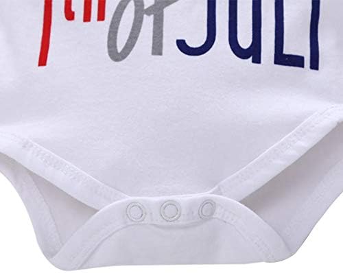 Benim Ilk 4th Temmuz Bebek Erkek Kıyafet Amerikan Bayrağı Romper Yıldız Çizgili Şort Bağımsızlık Günü Yurtsever Giysi Set