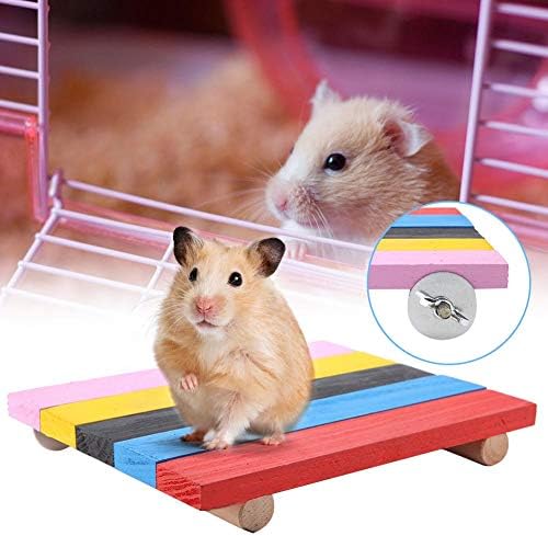 Hamster Oyuncak, Pet Sıçrama Tahtası Köprü, Kurulumu kolay Dayanıklı Hamster Sincap için Toksik Olmayan