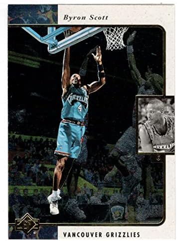 Byron Scott-Vancouver Grizzlies (Basketbol Kartı) 1995-96 Üst Güverte SP 142 Nane