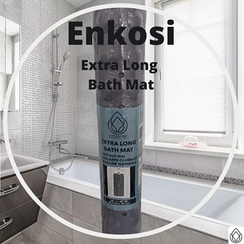 ENKOSI Banyo Paspas-Büyük Kaymaz Küvet ve duş matı-Ekstra Uzun 40x16 İnç Banyo Paspasları Küvet Kaymaz Anti Kayma Bathmats (40x16