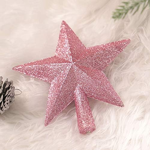 KESYOO Noel Ağacı Topper Glitter Yıldız Ağacı Topper Paramparça Geçirmez Köpüklü Treetop 3D Yıldız Noel Ağacı Dekorasyon Tatil