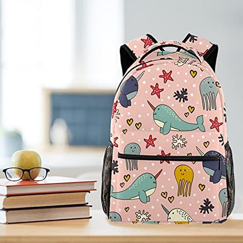 Sırt çantası balina denizanası denizyıldızı okul çantası ilköğretim orta genç için