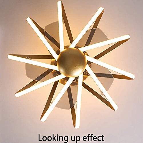 Işık ve Uzaktan Kumandalı Tavan Vantilatörü Modern LED Ayarlanabilir Işık Rengi / Fan Hızı, Zaman Ayarı, Düşük Profilli Gömme