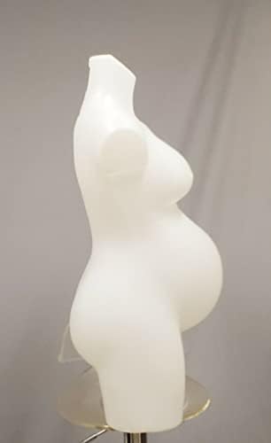 Manken Torso Kadın Hamile Annelik Torso Formu Manken Mağaza Ekran, PE Plastik