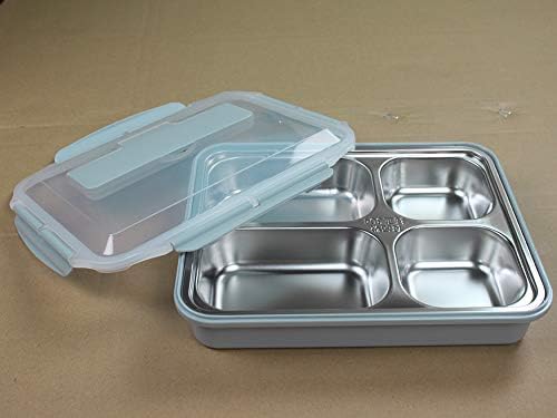 Bento kutusu Paslanmaz çelik öğle yemeği kutusu Kuru veya sıvı gıda, ısı koruma çevre dostu, sızdırmaz ve hava geçirmez kapak,