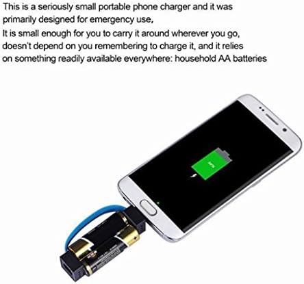 Android Telefon için Xdodnev Taşınabilir Manyetik AA / AAA Pil Mikro USB Acil Şarj Cihazı