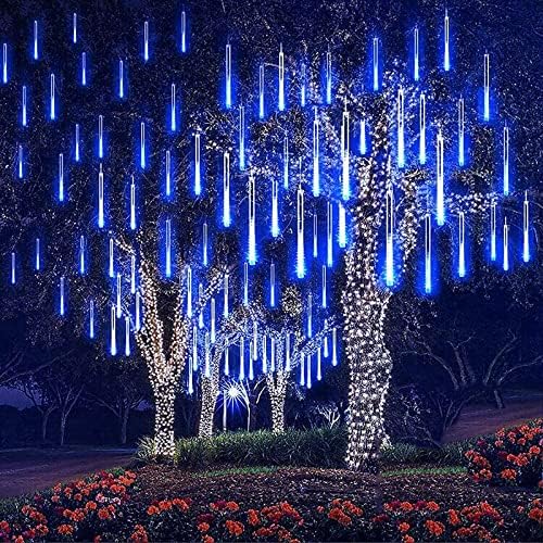 FOVKP Led dize ışıkları, su geçirmez peri ışıkları bahçe ışık 8 aydınlatma modları Led Net ışıkları, asılı örgü ışıkları Noel