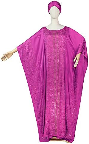HD Uzun Afrika Elbiseler Kadınlar için Moda Boncuk Rhinestone Kaftan Maxi Elbise …