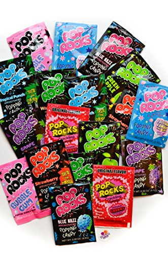 Pop Rocks Candy Ultimate 9 Lezzet Çeşitleri Toplu-Çilek, Kiraz, Tropikal Yumruk, Karpuz, Mavi Ahududu, Sakız, Pamuk Şeker, Üzüm,