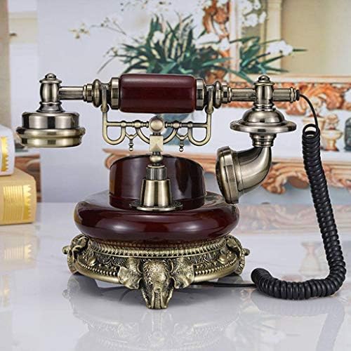 Avrupa Retro Telefonlar, Vintage Kablolu Antika Telefon Ev Oturma Odası Dekoratif Sabit Telefon Arayan KİMLİĞİ ile Tekrar Arama