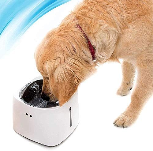 WANGYONGXİANG Pet su çeşmesi 50 Oz / 1.5 L kedi su kasesi Köpek su sebili içme çeşmesi Değiştirilebilir Üçlü Filtre Sistemi.