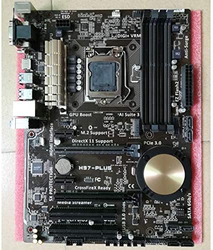 HXHN Anakart Masaüstü Anakart Soket LGA 1150 ASUS H97-PLUS için Fit Orijinal Kullanılan Masaüstü Intel H97 Anakart DDR3 USB3.0