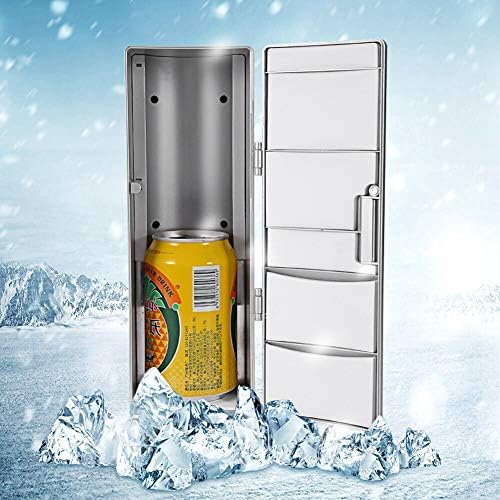 Yongfer Mini Buzdolabı Kompakt Mini USB Buzdolabı Dondurucu Kutular İçecek Bira Soğutucu ısıtıcı Seyahat Araba Ofis Kullanımı