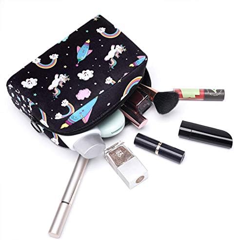 Anneler Günü Hediye Kozmetik Çantası Kadınlar için, Makyaj Çantaları Seyahat makyaj çantası Aksesuarları Organizatör-Unicorn