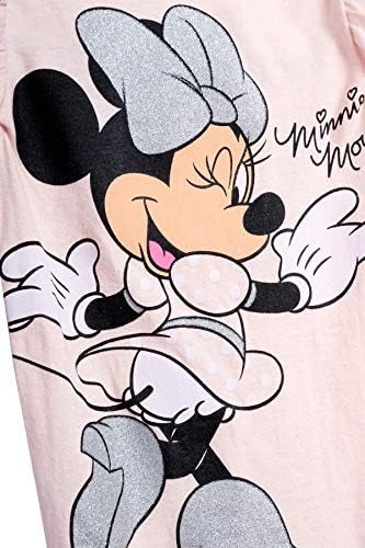 Disney Bebek Kız Romper 2 Paket: Minnie Mouse Fırfır Kollu Romper (Yenidoğan / Bebek)