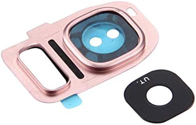 Mopal Cep Telefonu Tamir 10 ADET Arka Kamera Lens Kapağı + El Feneri Bracker Değiştirme için Galaxy S7 / G930(Siyah) (Renk: Gül