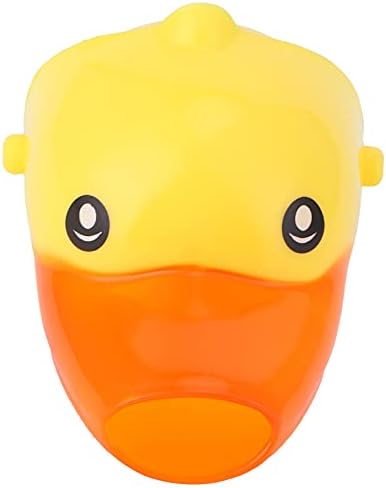 YUUGAA Su dokunun Genişletici, güzel Karikatür Musluk Genişletici Su Memesi Genişletici için Bebek Çocuk El Yıkama Malzemeleri(Sarı)