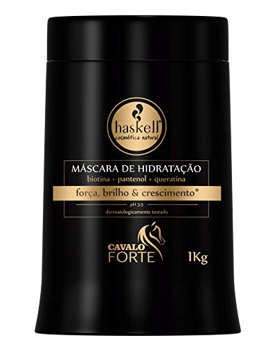 Haskell-Linha Cavalo Forte-Maskara Forca e Brilho 1000 Gr - (Güçlü At Koleksiyonu-Güç ve Parlaklık Maskesi Net 35.27 Oz)