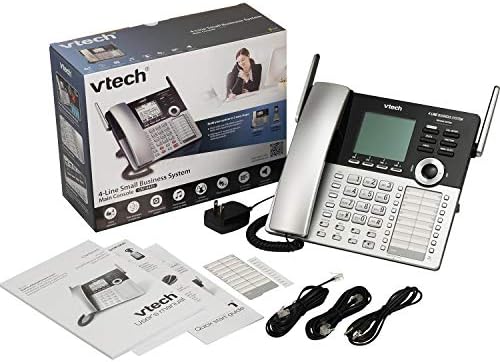 VTech CM18445 Ana Konsol - DECT 6.0 Telesekreterli 4 Hatlı Genişletilebilir Küçük İşletme Ofis Telefonu (Yenilendi)