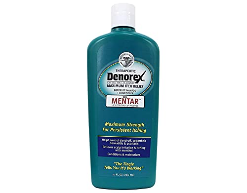 Denorex Terapötik Kepek Şampuanı + Saç Kremi, Maksimum Kaşıntı Giderici 10 oz (2'li Paket)