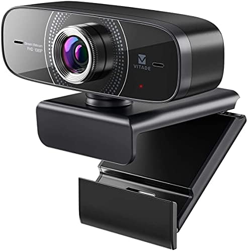 Webcam 1080 P Mikrofon ile HD Web Kamera, Vitade 826 M USB Bilgisayar Web Kamera Video Kamera Akışı için Oyun Konferans Mac Windows