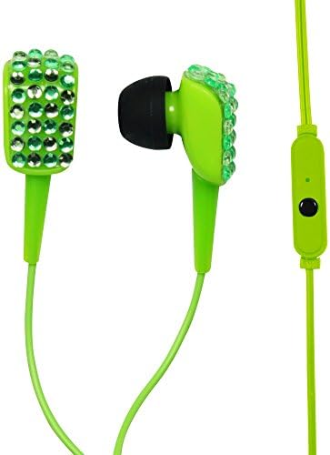 Craig Electronics CHP4831-GR Mikrofonlu Bling Kulak Tomurcukları, Yeşil