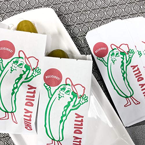 Kağıt Turşu Torbaları-Kırmızı Yeşil Beyaz Tek Kullanımlık Turşu Torbaları-50 Paket