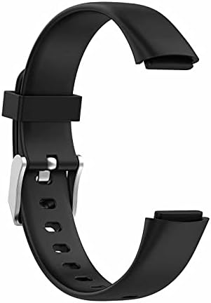 FFENFEI Watch Band Fitbit Luxe ile Uyumlu, yumuşak Silikon Bilekliği Bilezik Paslanmaz Çelik Toka Tutuşunu Akıllı İzle Band Sapanlar