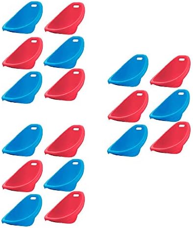 Amerikan Plastik Oyuncaklar APT-13150-6PK Kepçe Rocker Sandalye, Kırmızı ve Mavi (3 Paket)