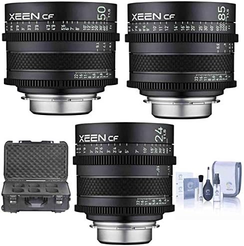 Rokinon Xeen Lens Kiti ile 24mm T1.5 CF Pro Cine Lens/Xeen 50mm T1.5 CF Pro Cine Lens/Xeen 85mm T1.5 CF Pro Cine canon lensi