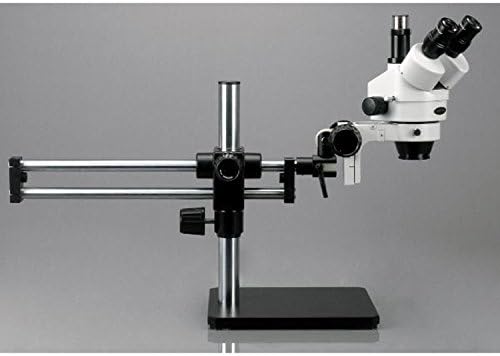 AmScope SM-5TZZ-144S Profesyonel Trinoküler Stereo yakınlaştırmalı mikroskop, WH10x ve WH20x Göz Mercekleri, 3.5 X-180X Büyütme,