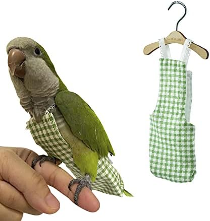 GUANLANT Quaker Papağan Uçuş Takım Elbise Bezi için Keşiş Parakeets, Cockatiels Uçuş Takım Elbise Gömlekleri, Papağan Giysileri,
