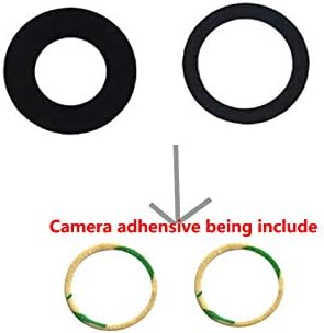 Slımall Arka Arka Kamera Cam Lens Yapıştırıcı ile iPhone 11 için Yedek Parçalar +Temizleme Araçları (Siyah)