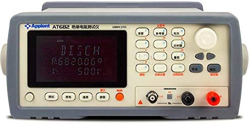 SH-CHEN Direnci Teste Multimetre Yüksek Direnç Ölçer AT682 Dijital İzolasyon Direnci Test Cihazı Doğrudan Okuma Direnci ve Akım