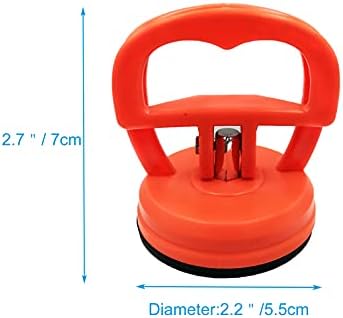 LAJİAOZ 2 pcs 2.2 inç Mini Vantuz Dent Onarım Çektirme Dent Çektirme Kolu Kaldırıcı Araba Vücut Dent Çektirme için Araba Dent