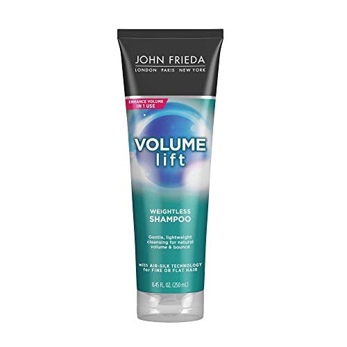 John Frieda Volume Lift Doğal Dolgunluk için Hafif Şampuan, 8.45 Ons, Renkle İşlem Görmüş Saçlar için Güvenli, İnce veya Düz