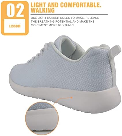 PHAYON Unisex Yumuşak Spor Ayakkabı Lace Up Eğitmenler Atletik yürüyüş ayakkabısı Spor Sneaker Seyahat Moda Flats Nefes