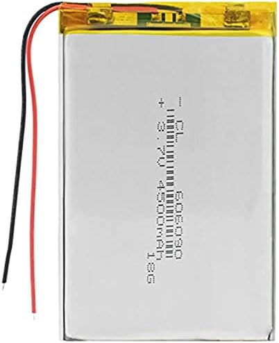 Koruyucu PCB Şarj Modülü ile 606090 3.7 V 4500mAh Şarj Edilebilir Lipo Polimer Lityum Piller, 4 adet